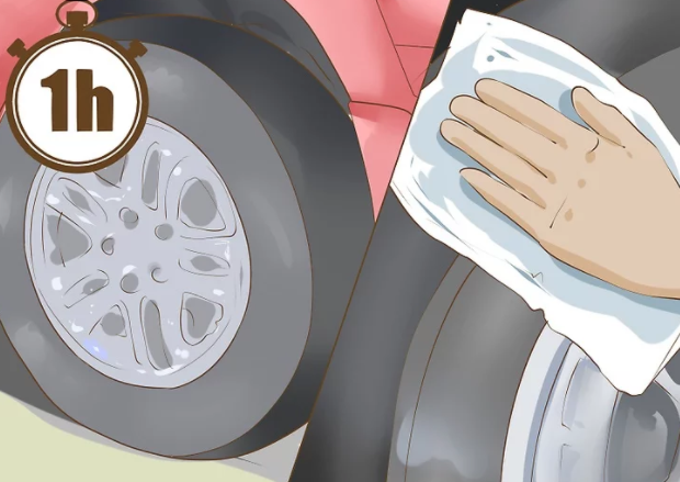 تمیز کردن لاستیک خودرو