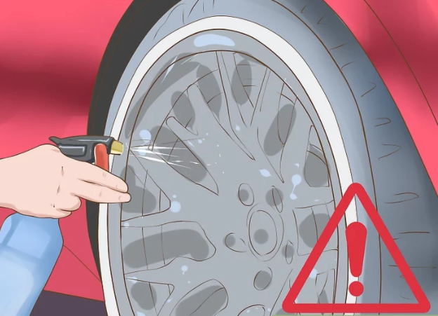 تمیز کردن لاستیک خودرو