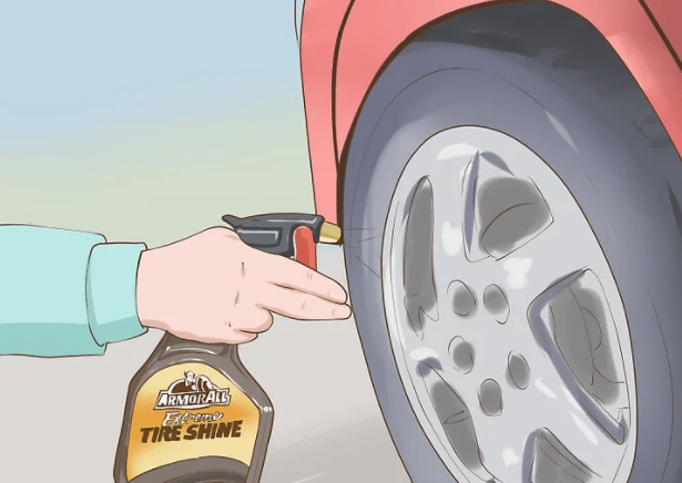 تمیز کردن لاستیک خودرو