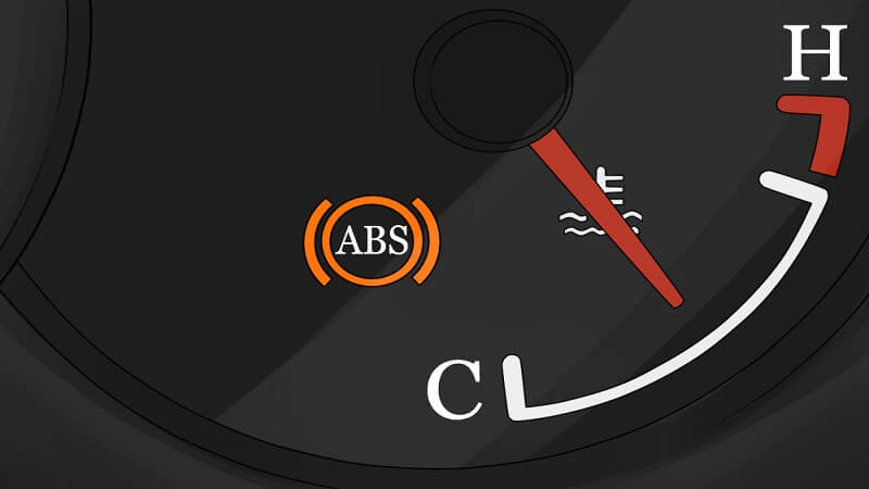 چراغ ABS خودرو